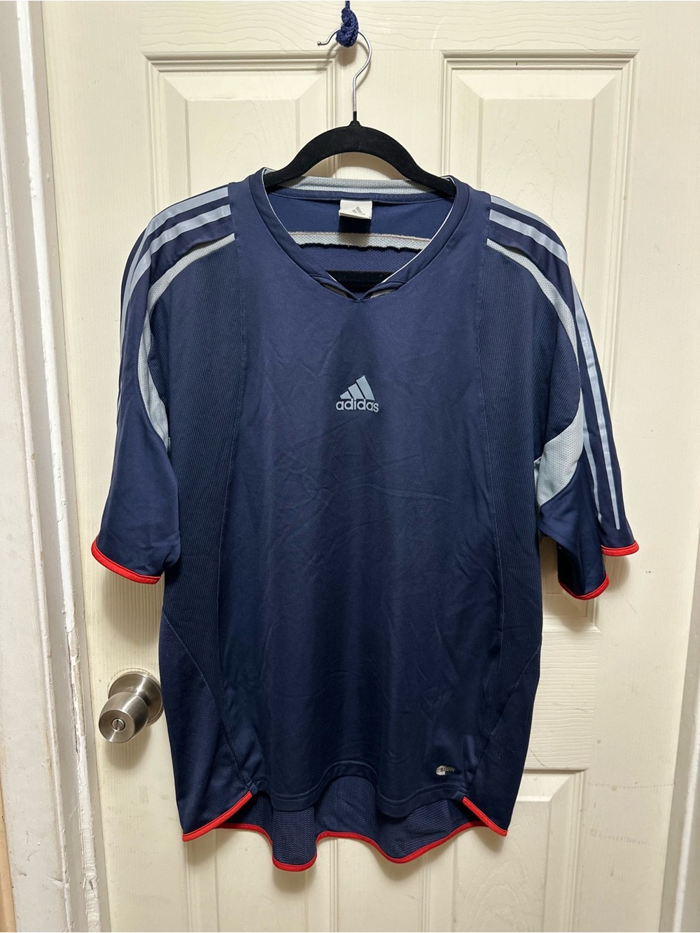 Vintage 2004 Y2K Adidas Climacool Soccer Training Jersey Size L